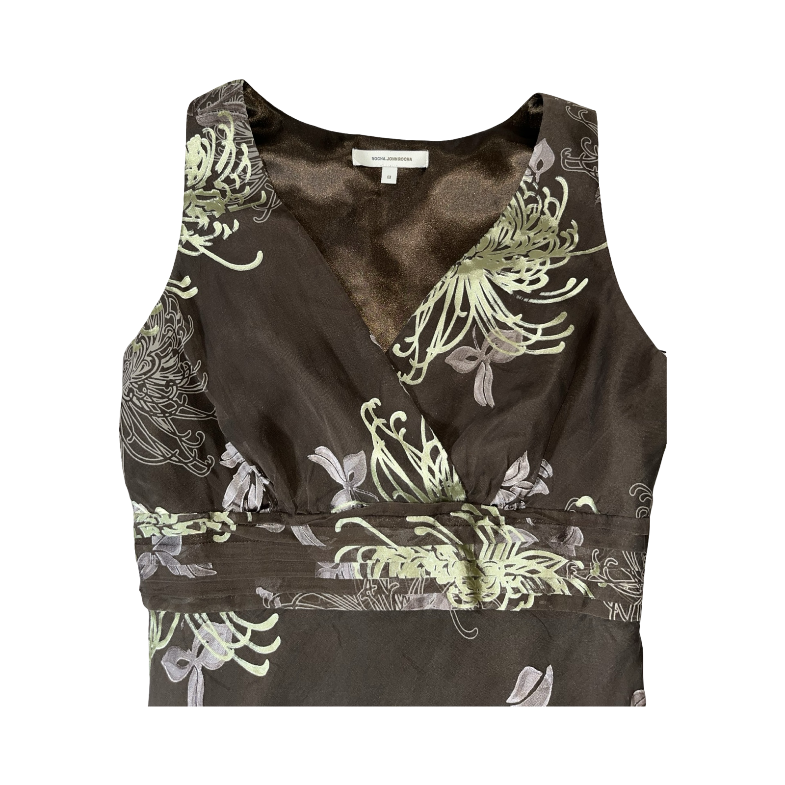 Rocha John Rocha silk blend dress uk8