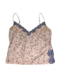 Y2K Polka Dot Mesh Lace Cami Top ukM