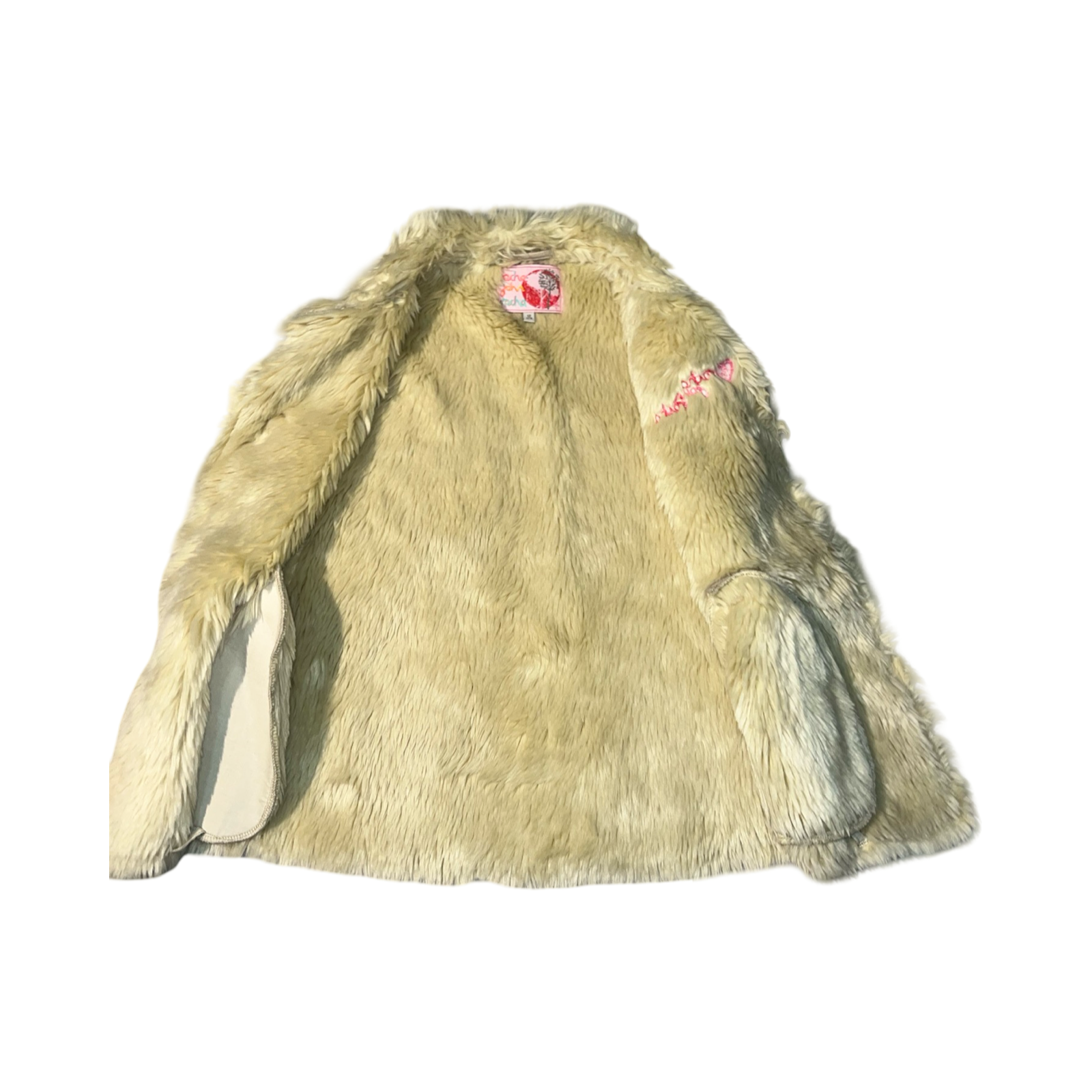 Rocha John rocha faux fur and suede waistcoat ukXS