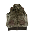 Chili faux fur y2k 2000’s waist coat uk12