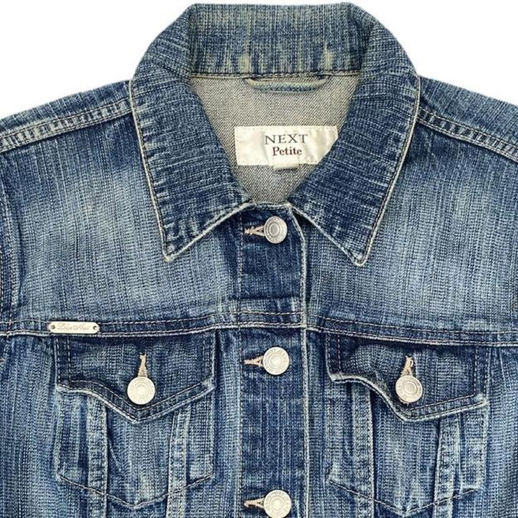 Stunning next petite denim jacket y2k ukS