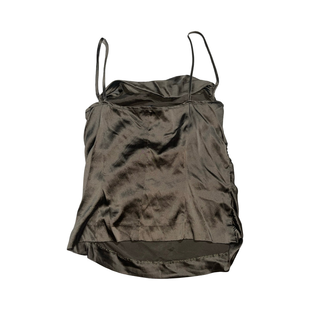 Y2K French Connection Satin Cowl Neck Cami Top UK 12