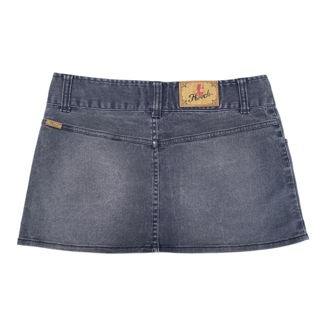 Hooch 90’s denim skirt with a grunge vibe uk10