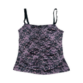 River island 2000’s pink and black cami top uk 12