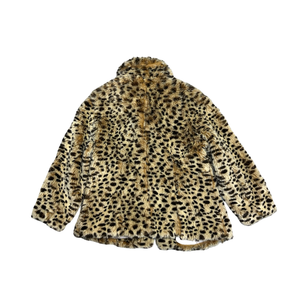River island l’art 2000’s Y2K fur coat uk 12