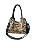 Y2K Leopard Face Print Shoulder & Crossbody Bag
