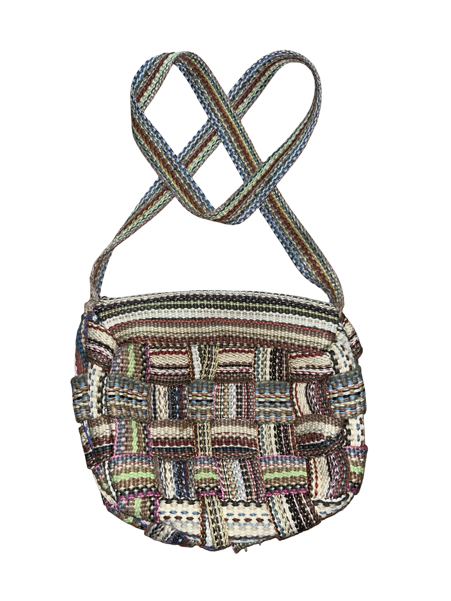 Y2K Woven Tapestry Crossbody Bag Boho